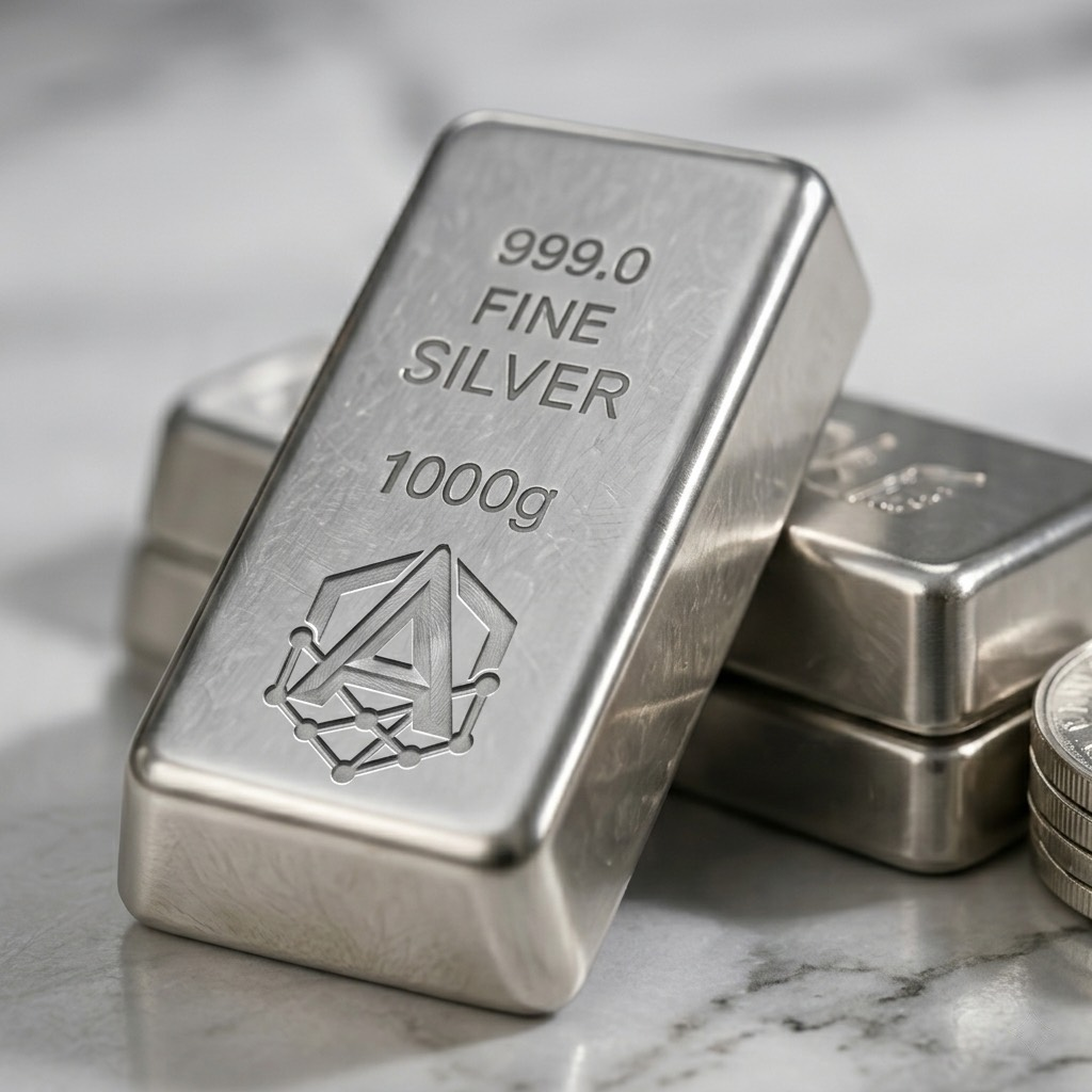 Silver bullion bars